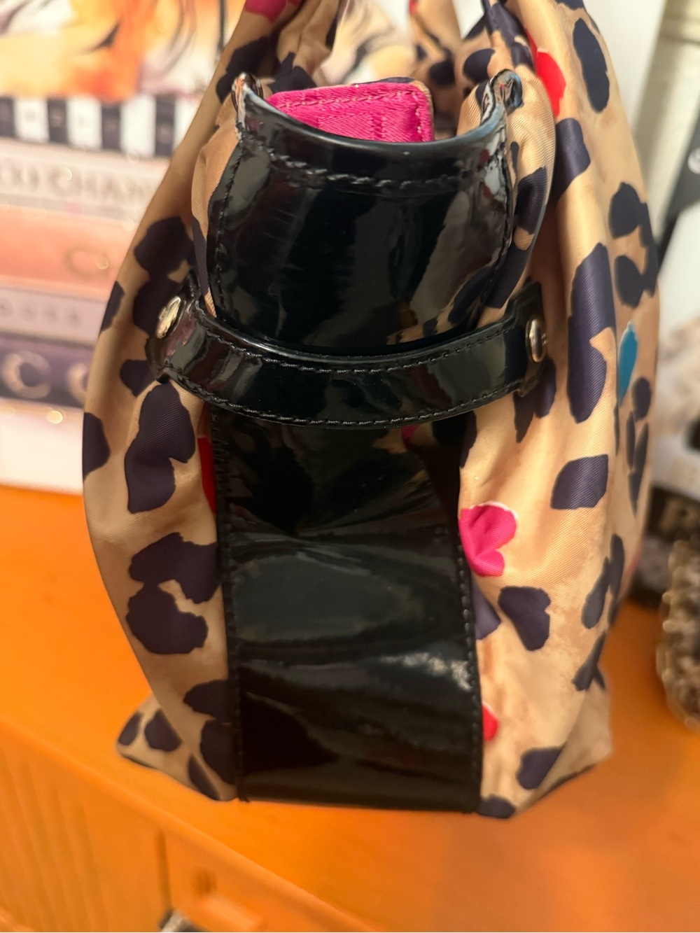 Kate Spade Stevie Pop Art Leopard Satchel EUC - Picture 5 of 13